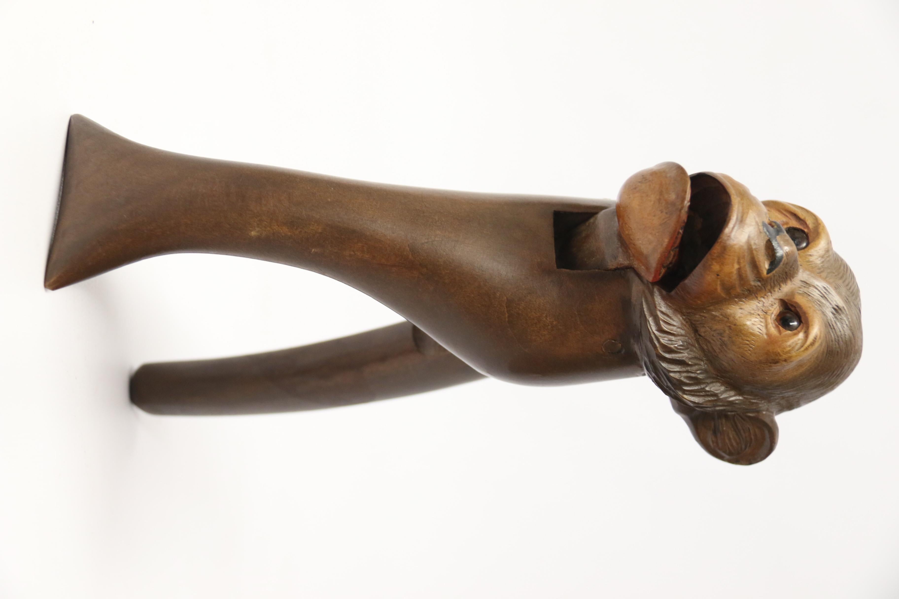 Allemand Casse-noisette du XIXe siècle de Black Forest en forme de singe, vers 1890 en vente