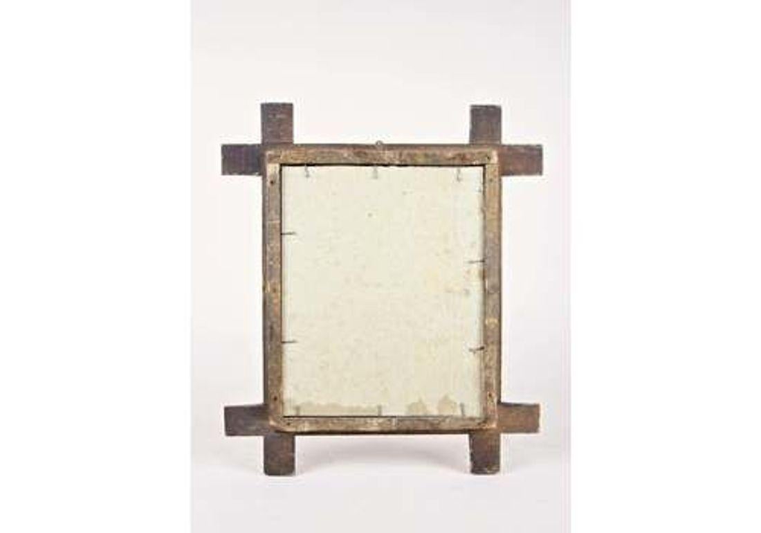 19th Century Black Forest Rustic Wall Mirror, Hand Carved, Austria circa 1890 For Sale 11
