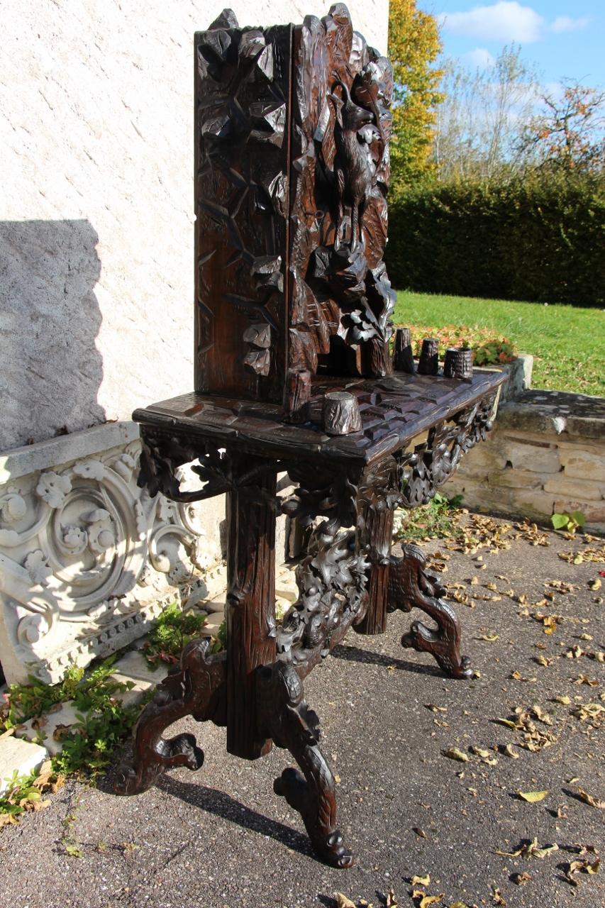 19th Century Black Forest Sideboard Signed By Josef Blank (Schwarzwald) im Angebot