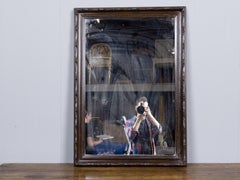 19th Century Black Forest Style Carved Walnut Twig Mirror