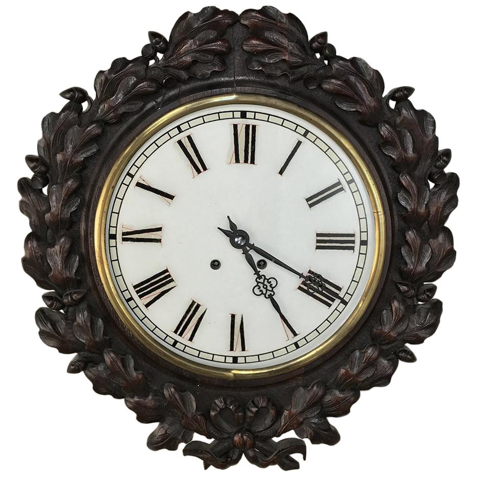 R A Antique Wall Clock 5 For Sale on 1stDibs r a clock antique, r a