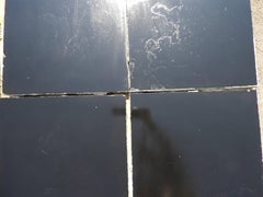 19th Century Black Marble Noir De Mazy Church Flooring