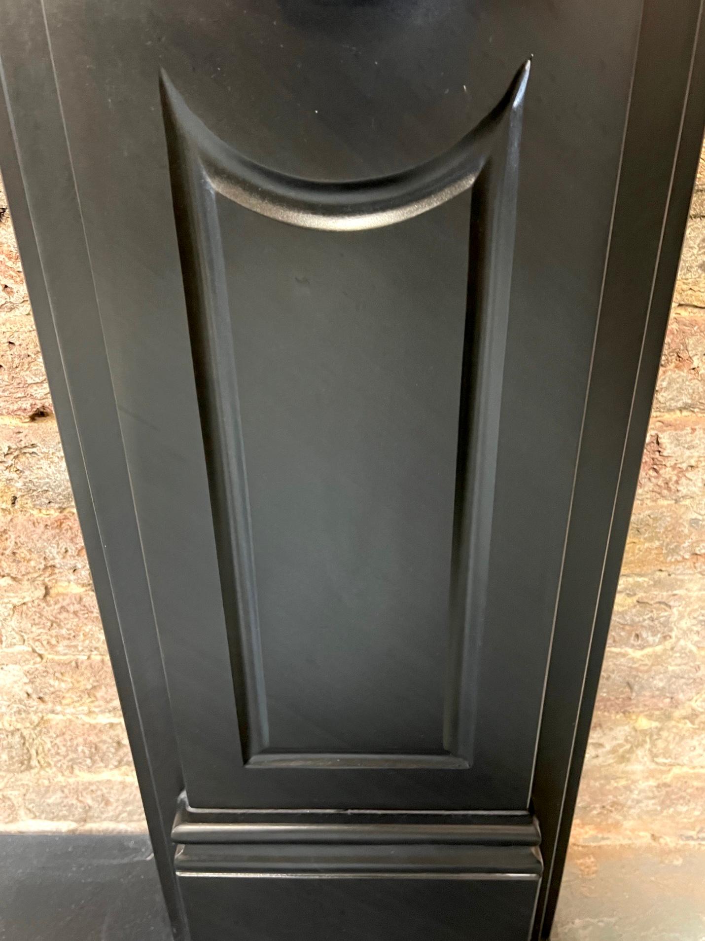 19th Century Black Slate Fireplace Mantlepiece For Sale 7