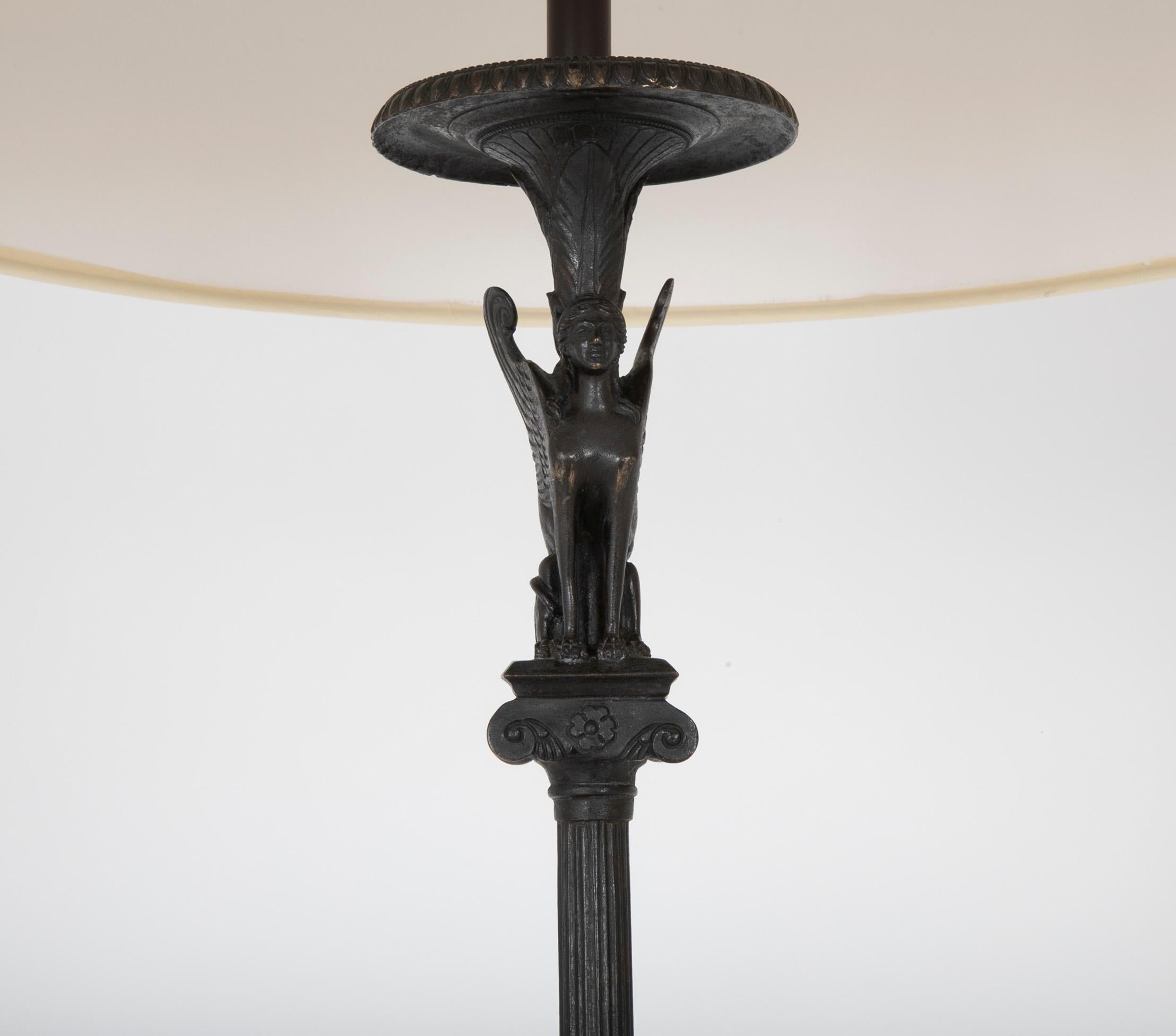 black wrought iron floor lamps