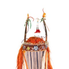 19th Century Blackfeet Split Horn Headdress