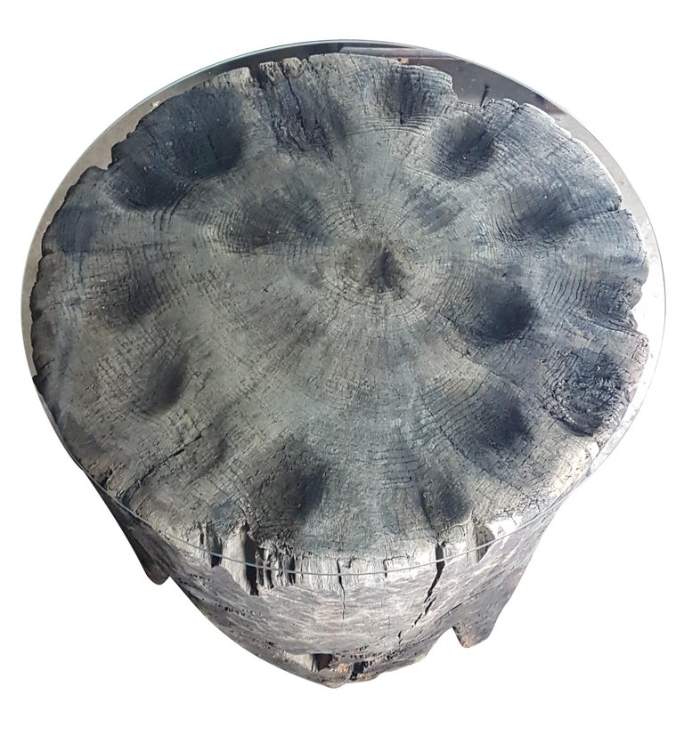 19th Century Blacksmiths Dishing Stump in Sycamore For Sale at 1stDibs