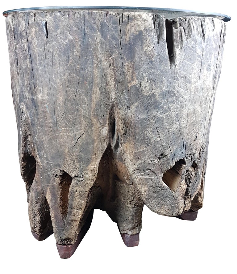 19th Century Blacksmiths Dishing Stump in Sycamore For Sale at 1stDibs