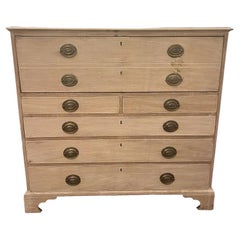 19th Century Bleached Chest / Secretary Combo