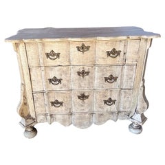 19th Century Bleached Dutch Oak Chest of Drawers