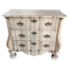 19th Century Bleached Dutch Oak Chest of Drawers