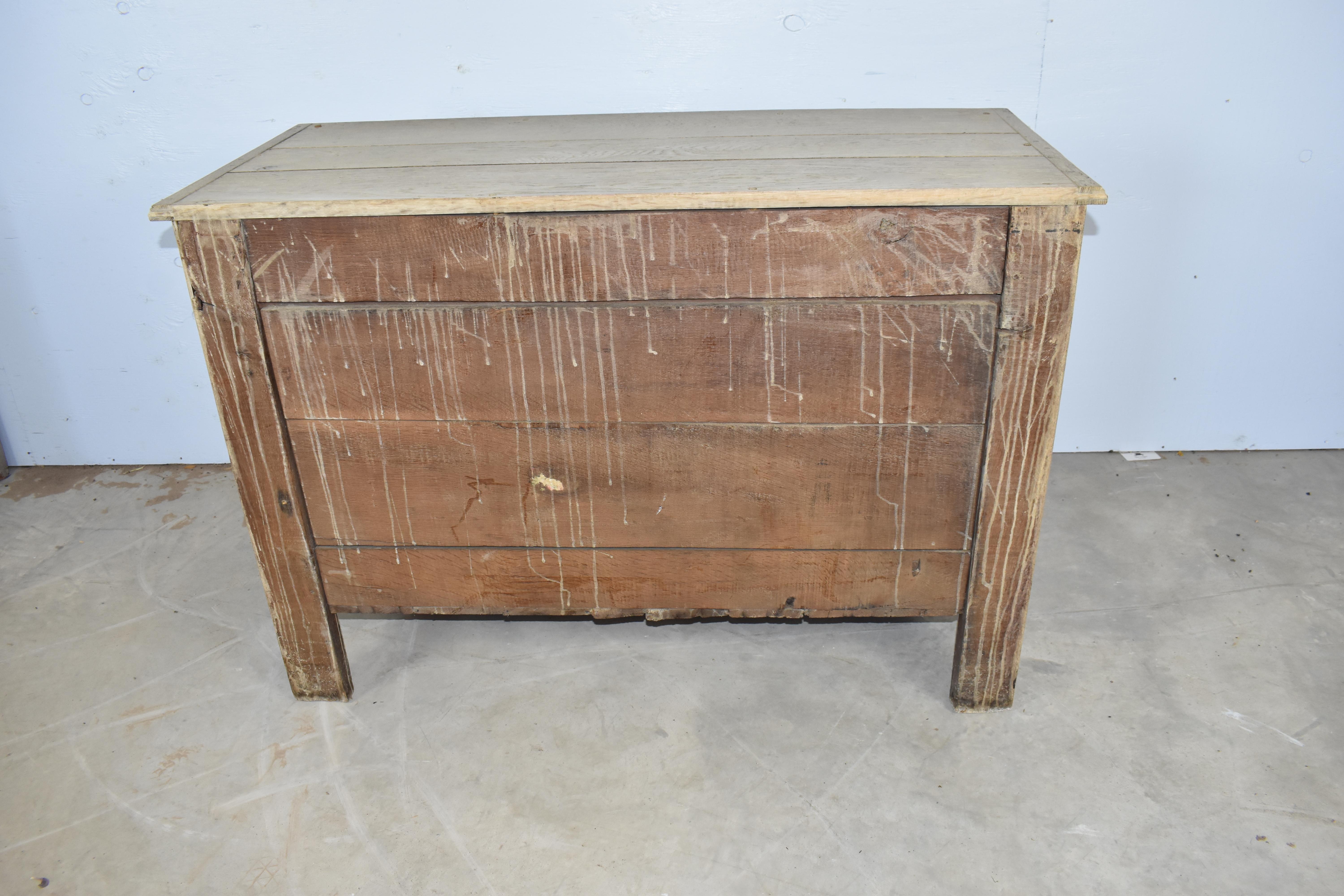 19th Century Bleached French Oak Louis XVI Chest 7