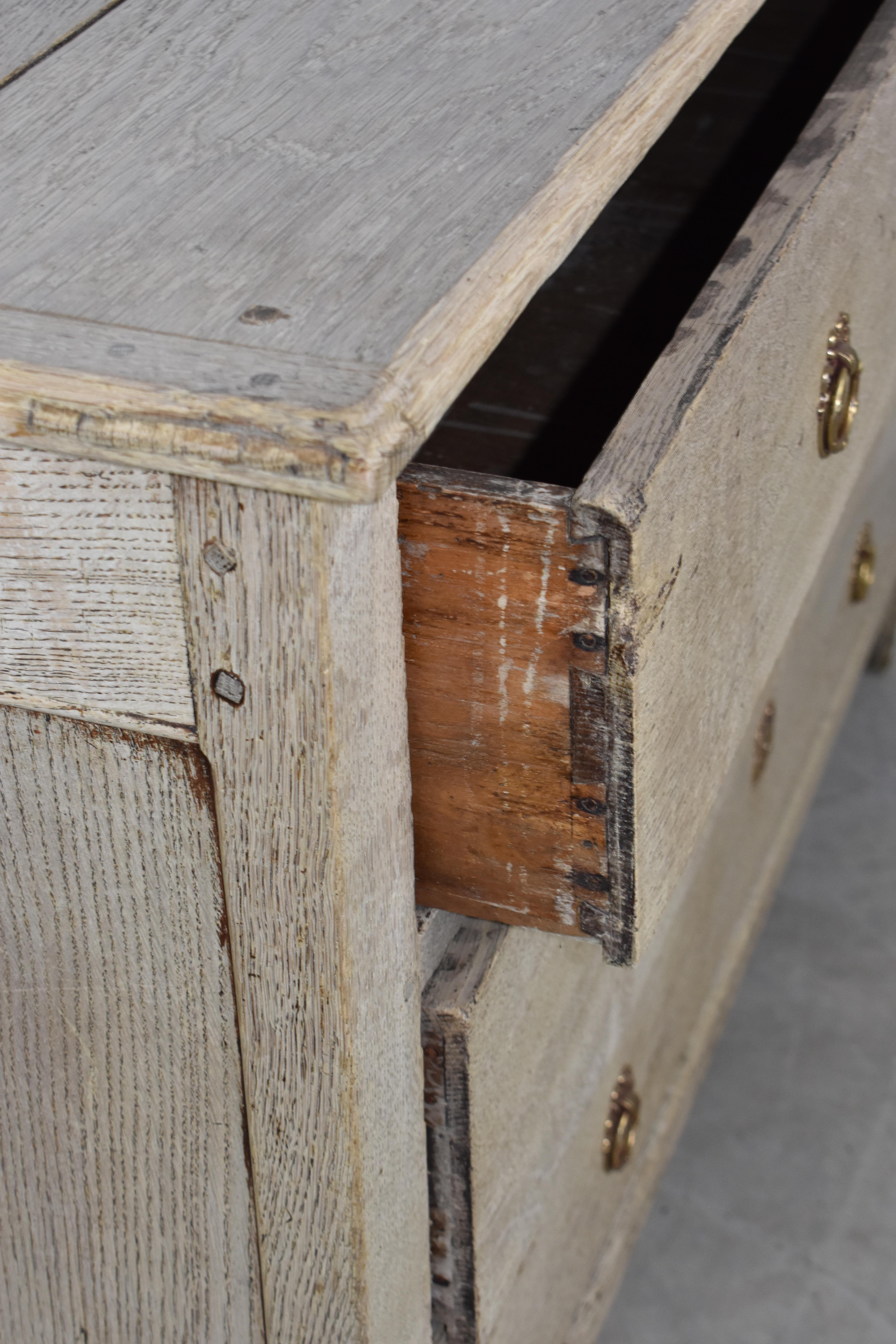 19th Century Bleached French Oak Louis XVI Chest 6