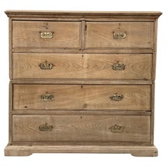 19th Century Bleached Hardwood Campaign Chest