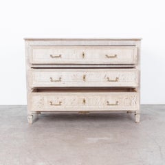 19th Century Bleached Oak Chest of Drawers
