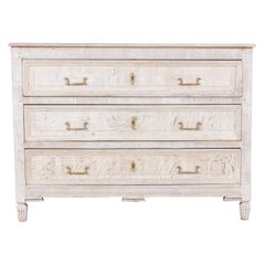 19th Century Bleached Oak Chest of Drawers
