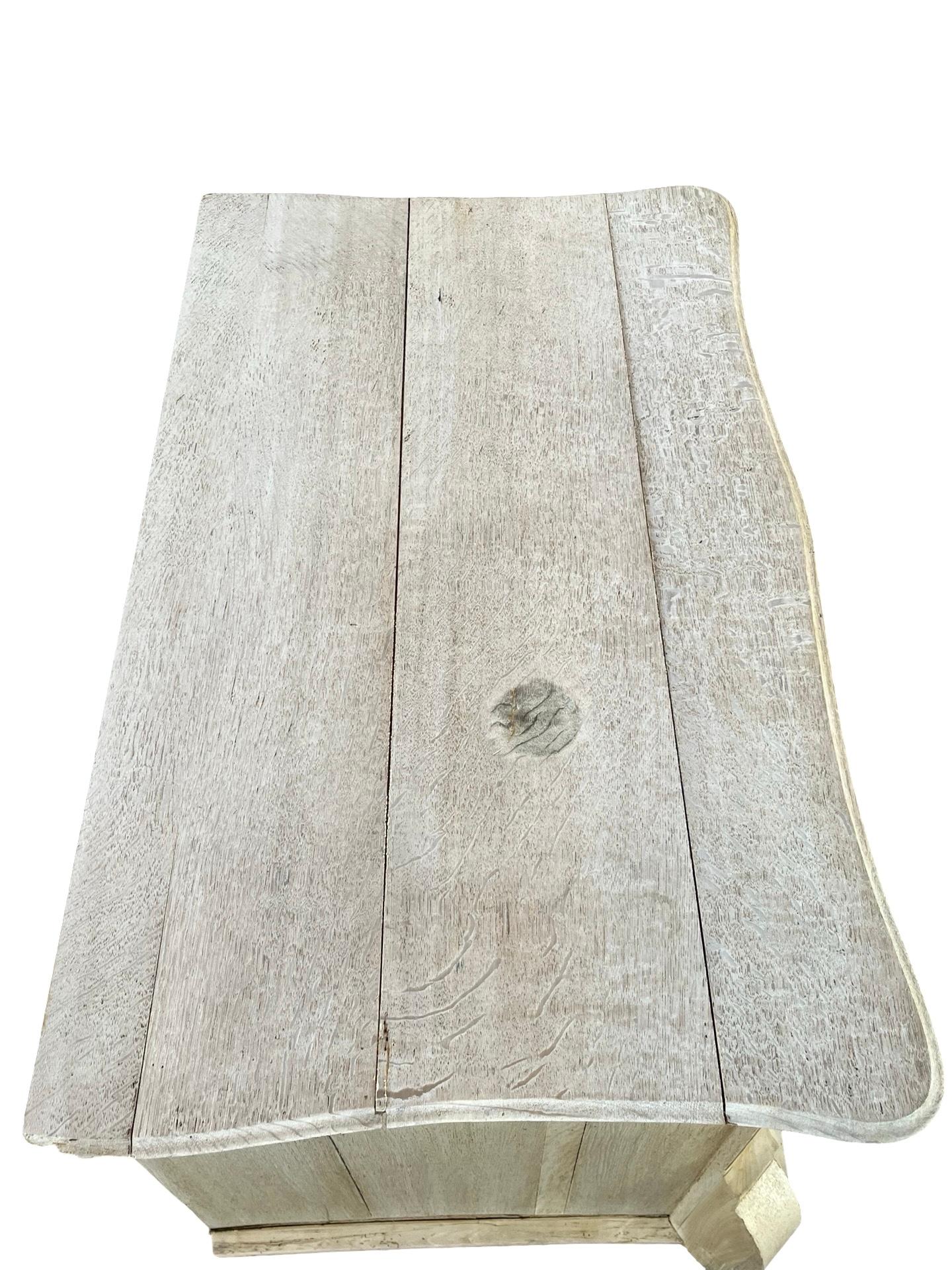 Quercia Cassettiera / Commode olandese in rovere sbiancato del XIX secolo in vendita