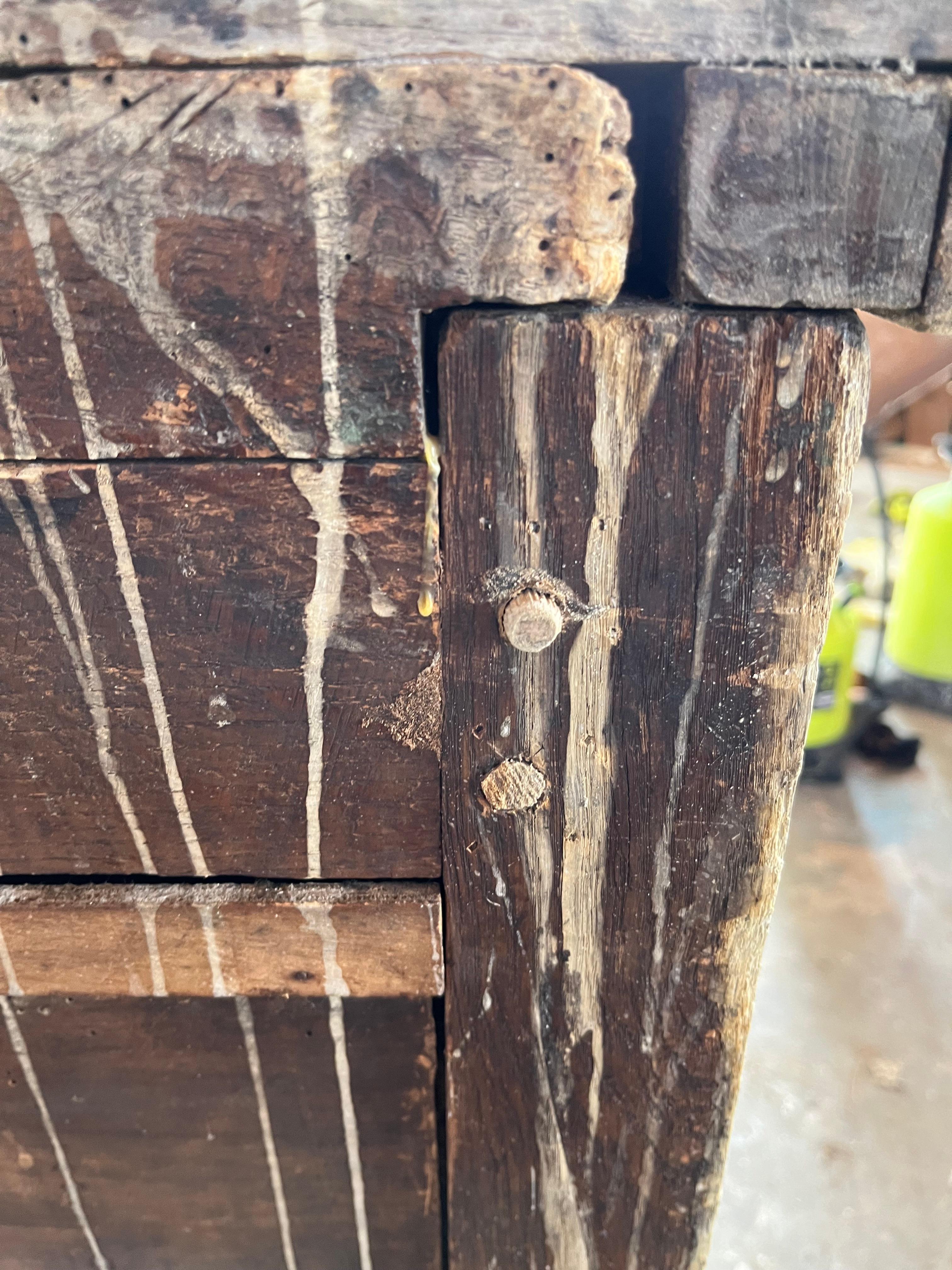 19th Century Bleached Oak Flemish Chest of Drawers For Sale 6