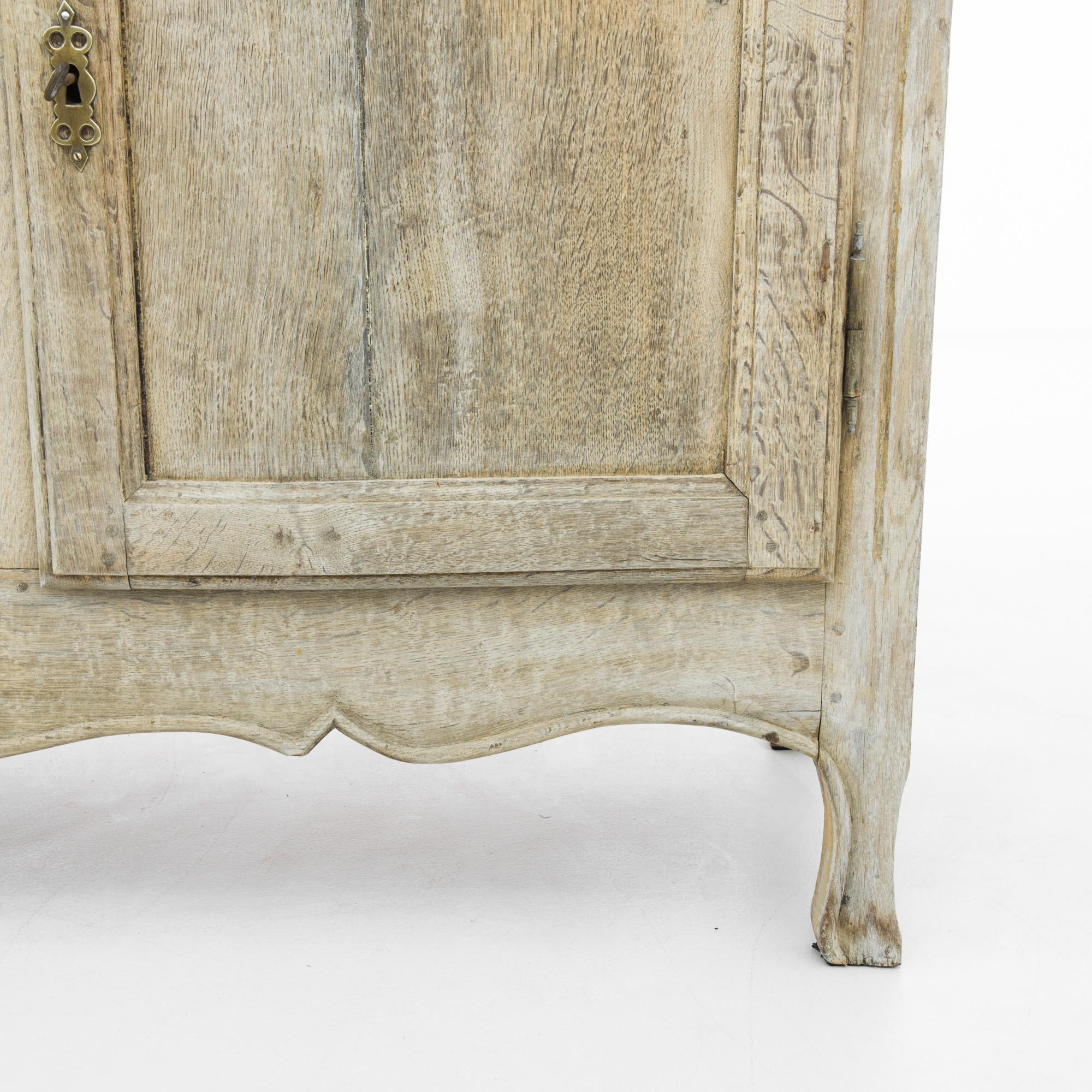 19th Century Bleached Oak French Buffet 3