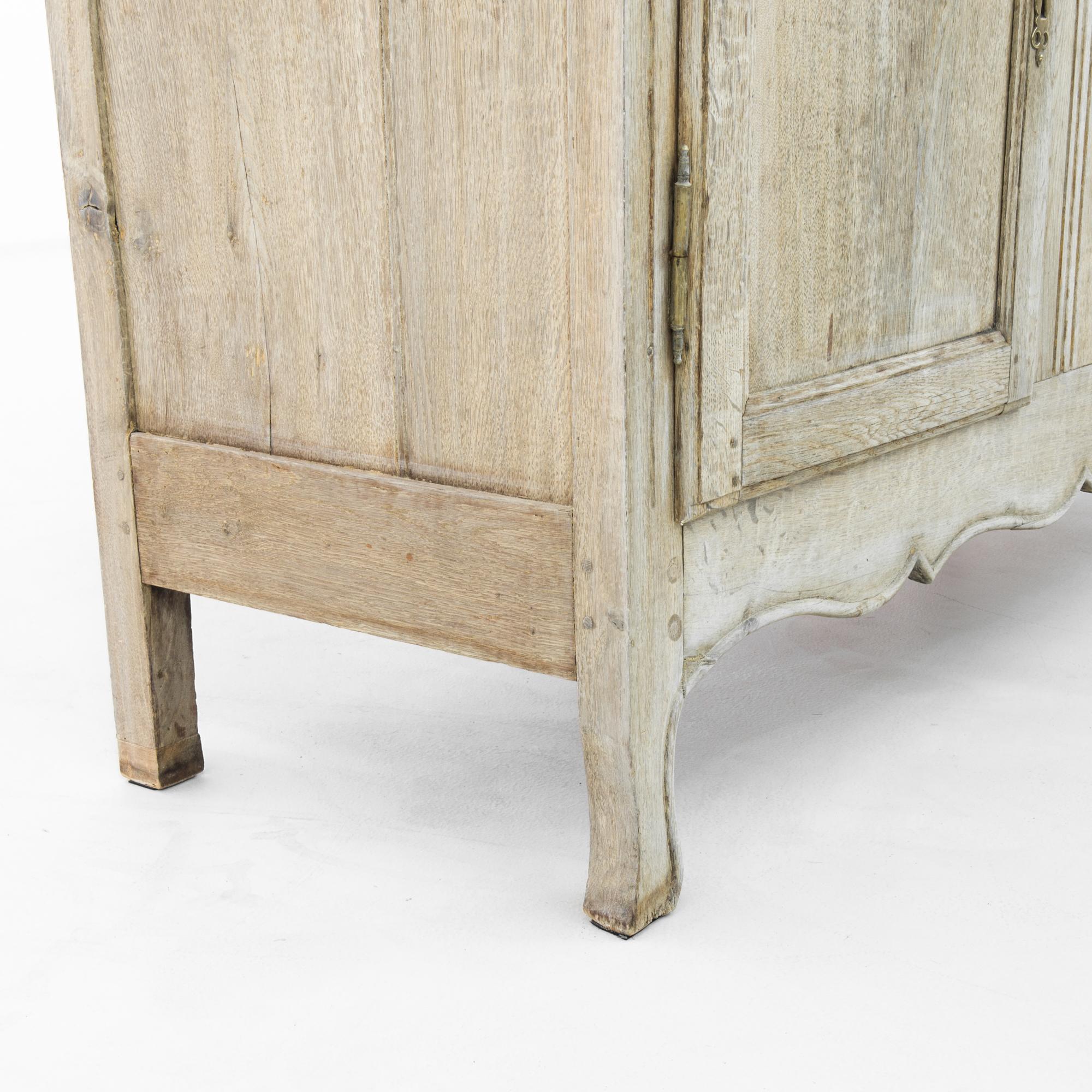19th Century Bleached Oak French Buffet 4