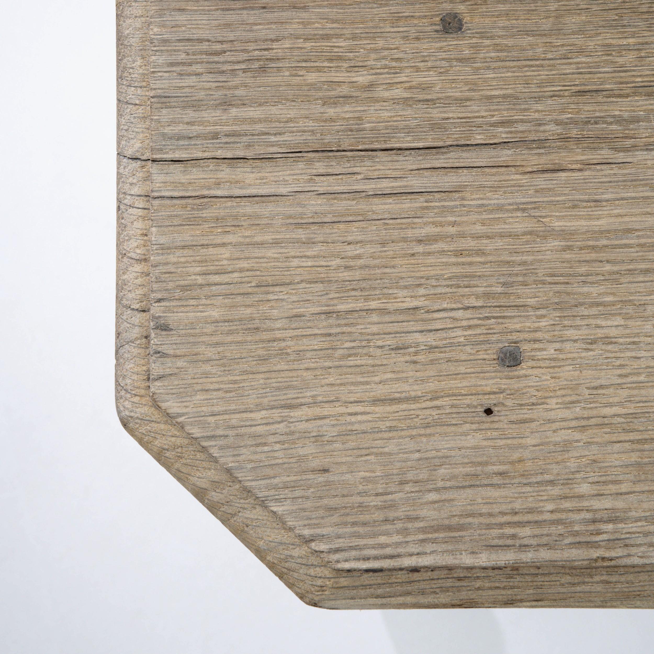 19th Century Bleached Oak Side Table 5
