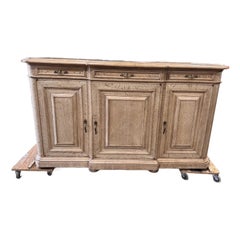 19th Century Bleached Pine Server