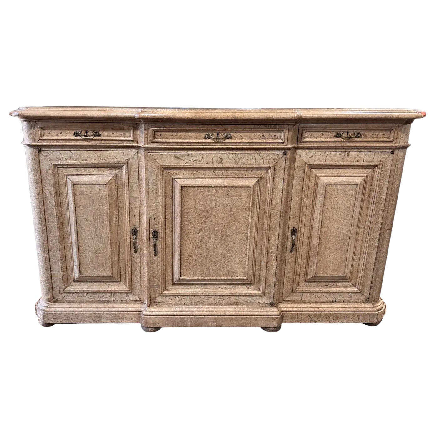 Servidor de pino blanqueado del siglo XIX en venta