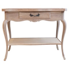 19th Century Bleached Rafraîchissoir or Refreshment Table With Copper Inserts