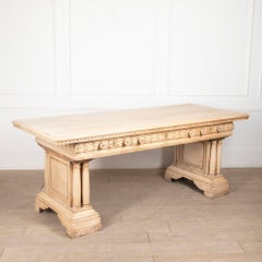 19th Century Bleached Walnut Table