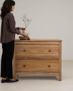 19th Century Bleached Wood Provincial Chest Of Drawers