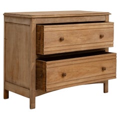 19th Century Bleached Wood Provincial Chest Of Drawers