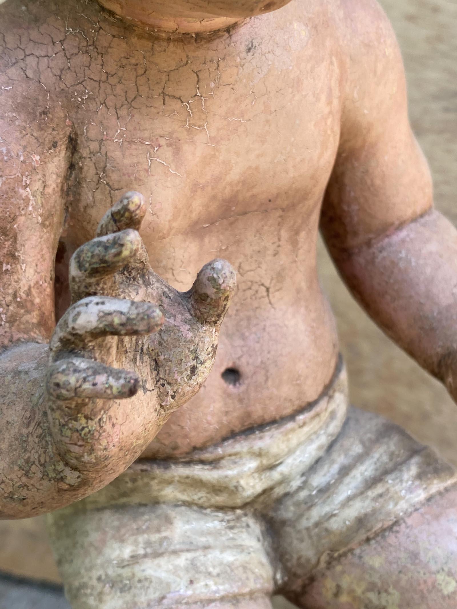 Madonna bionda policroma del XIX secolo in vendita 6