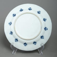 19th Century Blue and White Dish in the Kangxi Taste