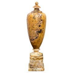 19th Century Blue John Urn 'Known as Derbyshire Spar'