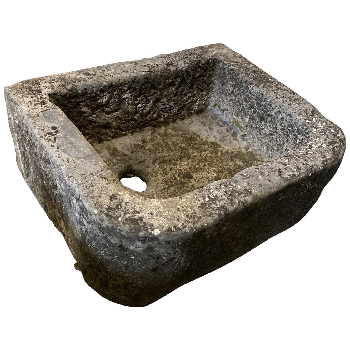 19th Century Bluestone Sink