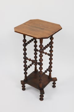 19th Century Bobbin Leg French Side Table