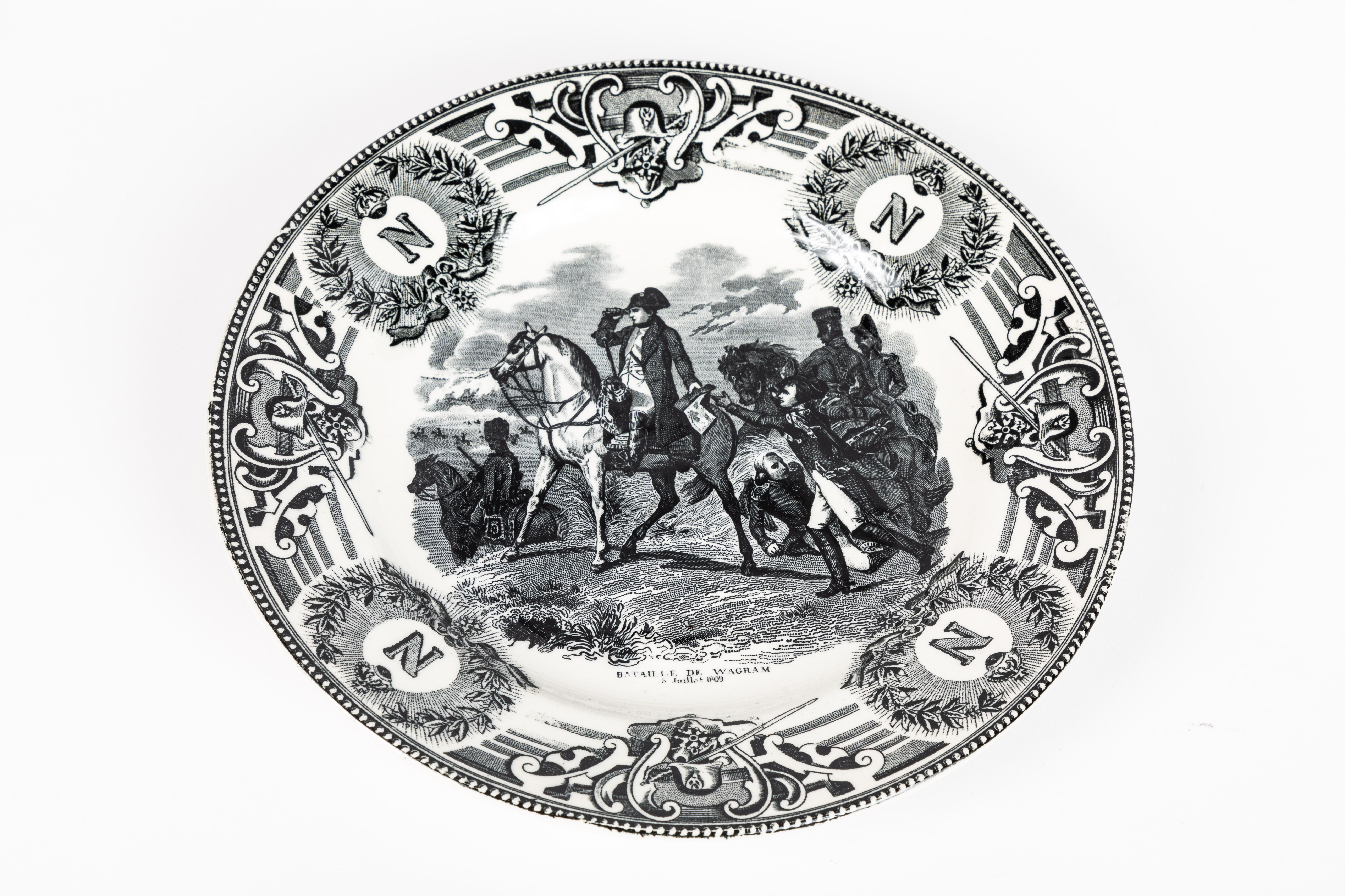 19th Century Boch Freres Napoleonic Plates, Set of 10 6