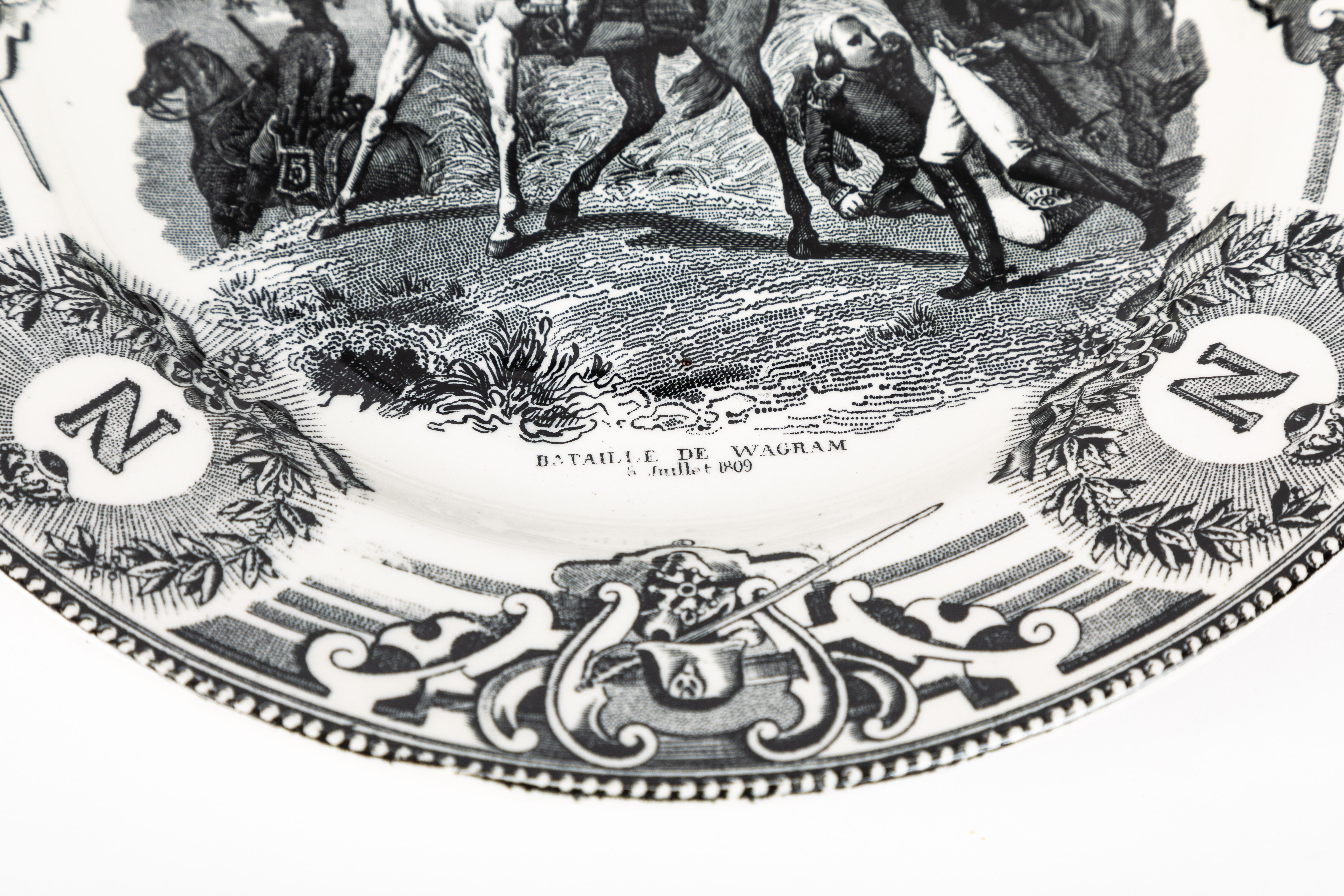 19th Century Boch Freres Napoleonic Plates, Set of 10 7