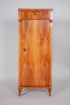 19th Century Czech Bohemian Biedermeier Commode Vertiko, Cherry-Tree, 1820s