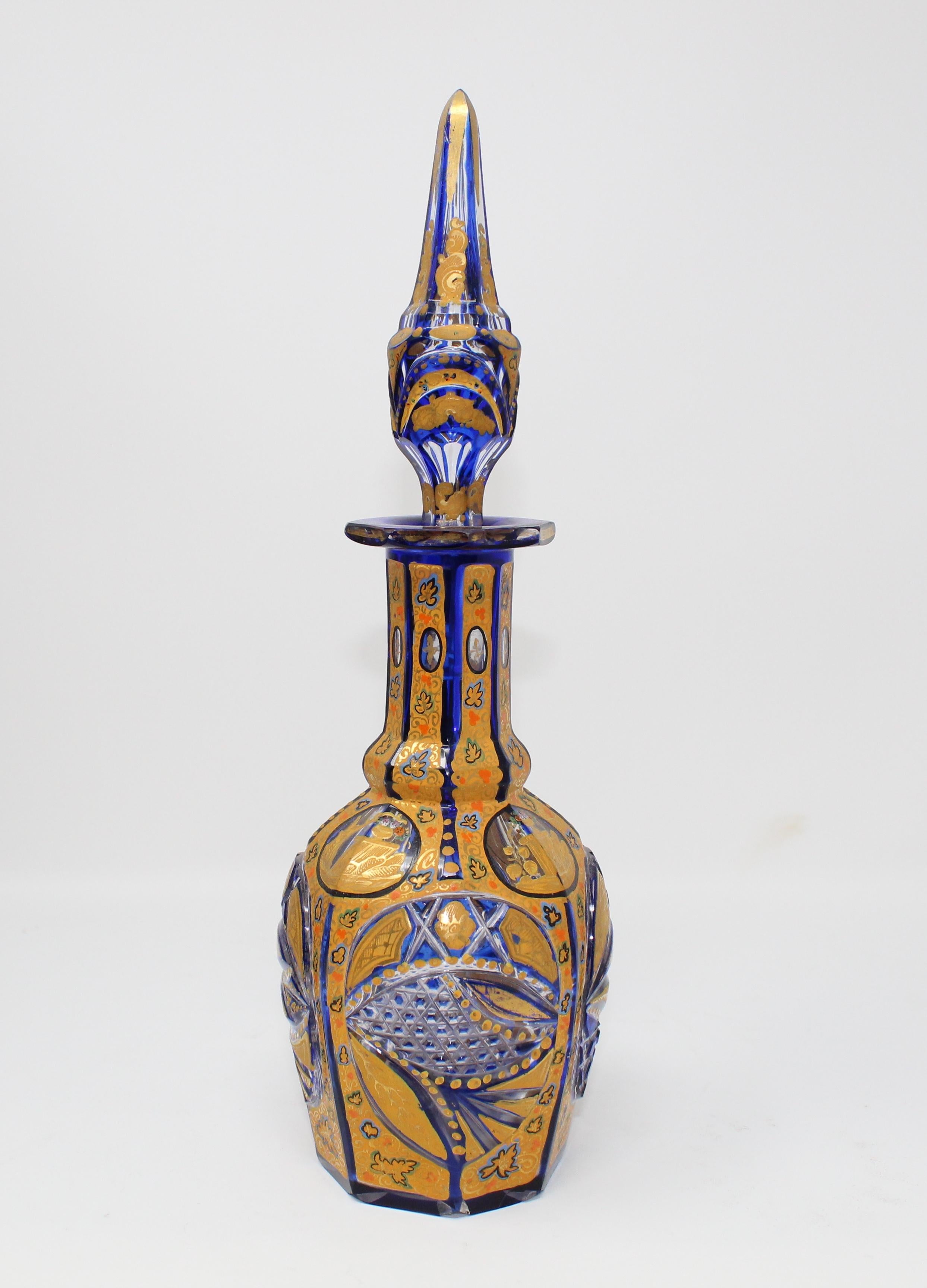 Czech 19th Century Bohemian Glass, Fateh Ali Shah for the Iranian Market For Sale