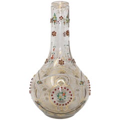 19th Century Bohemian Glass Hookah Base