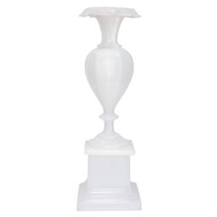 19th Century Bohemian Opalescent Glass Vase