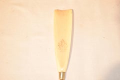 19th Century Bone Shoe Horn with Button Hook