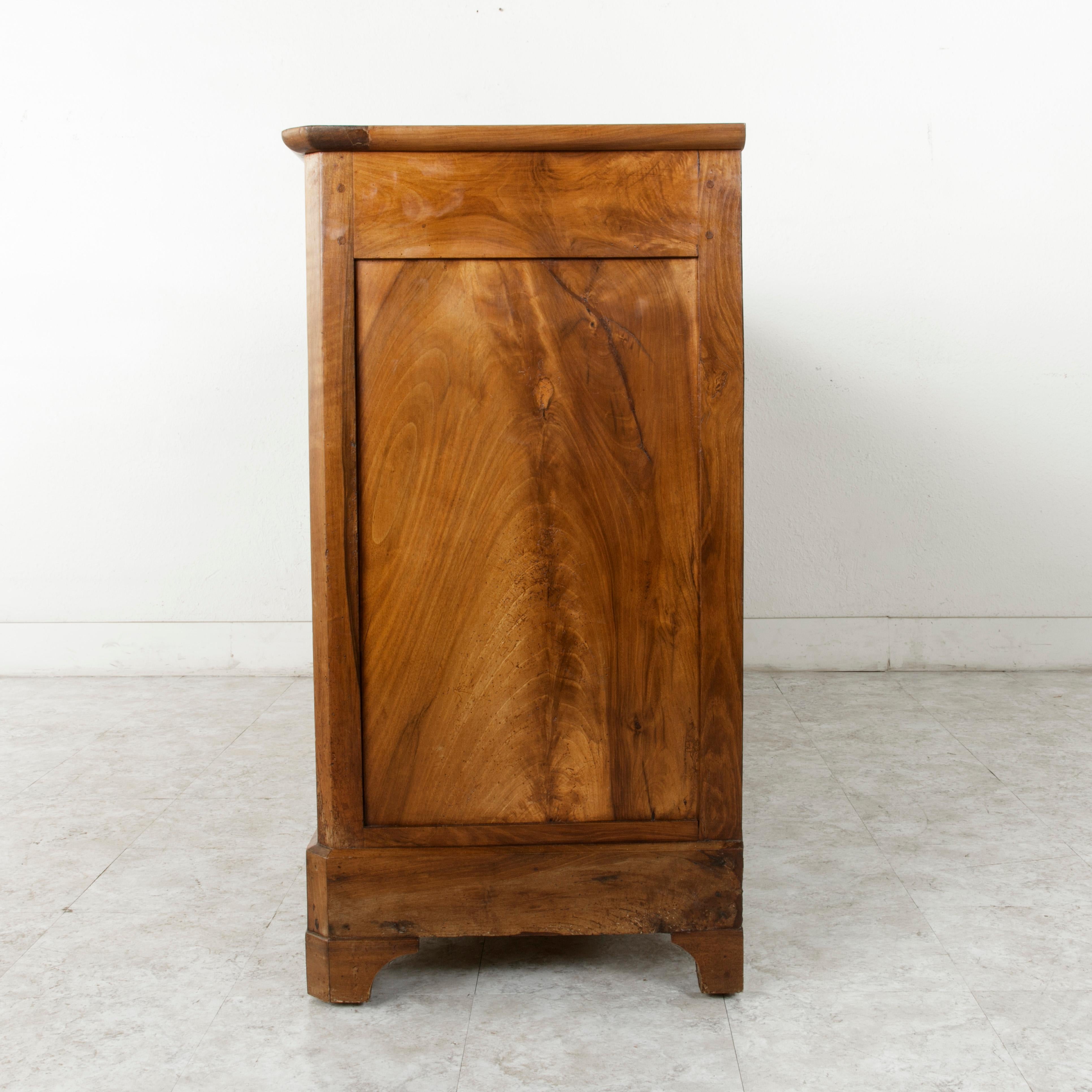 19th Century Book Matched Walnut Louis Philippe Enfilade Sideboard 2