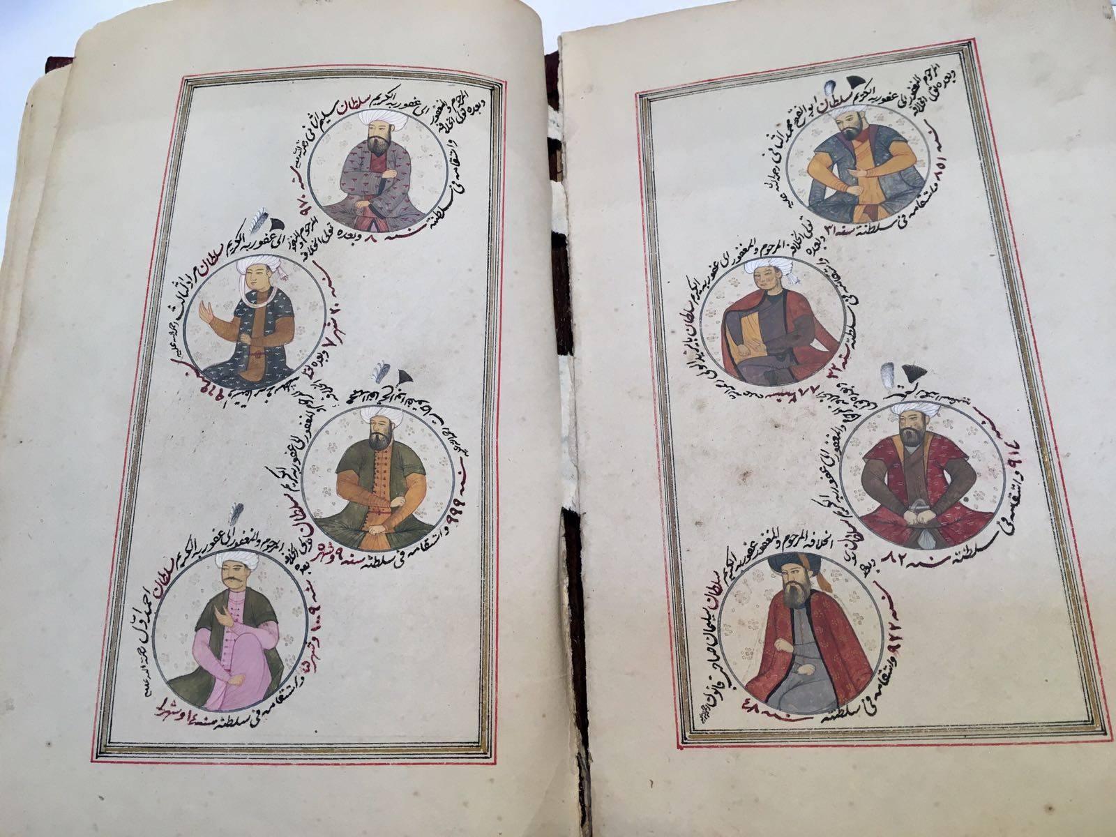 Paint 19th Century, Book of Ottoman Sultan's  For Sale