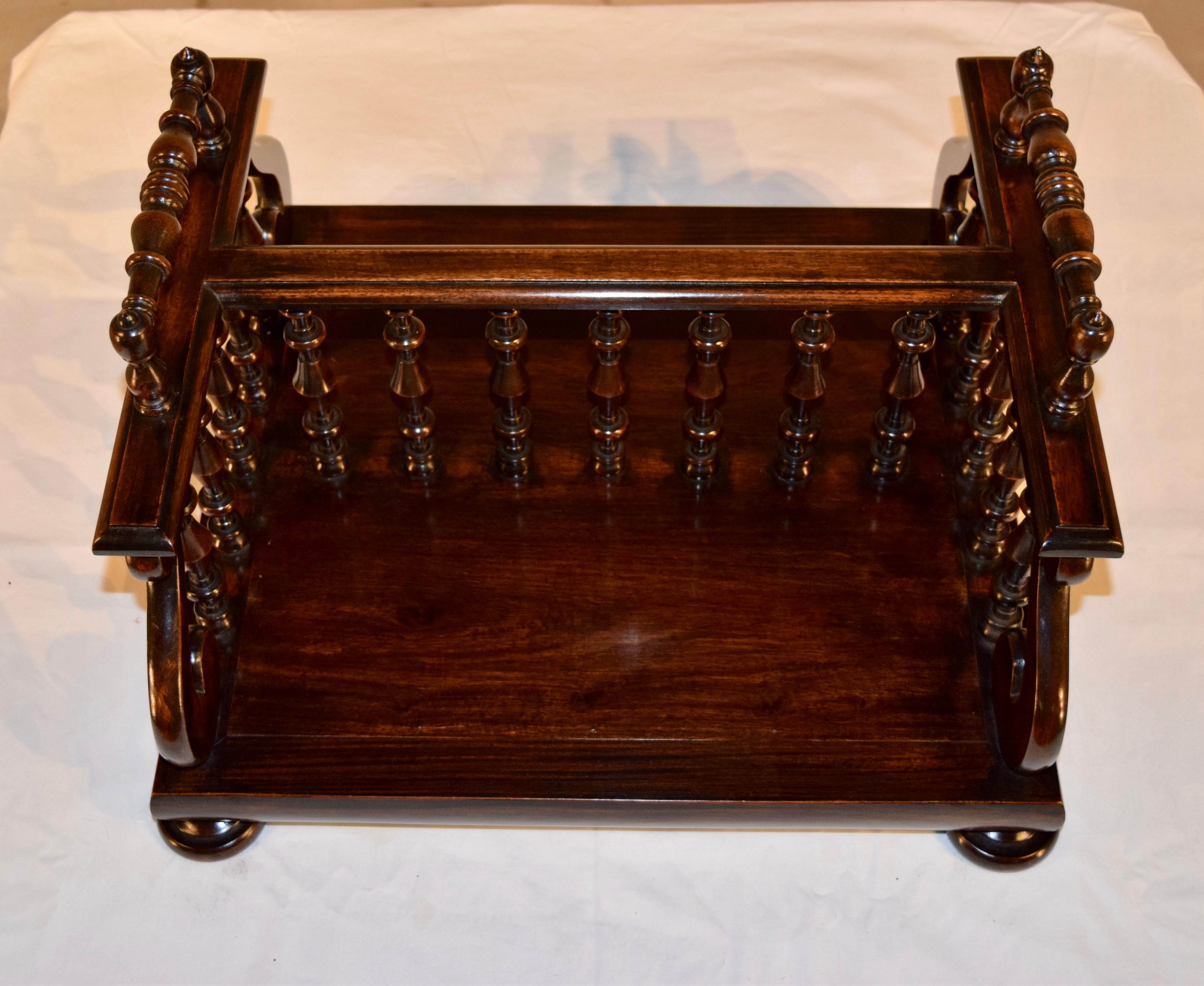 Rosewood 19th Century Bookstand For Sale