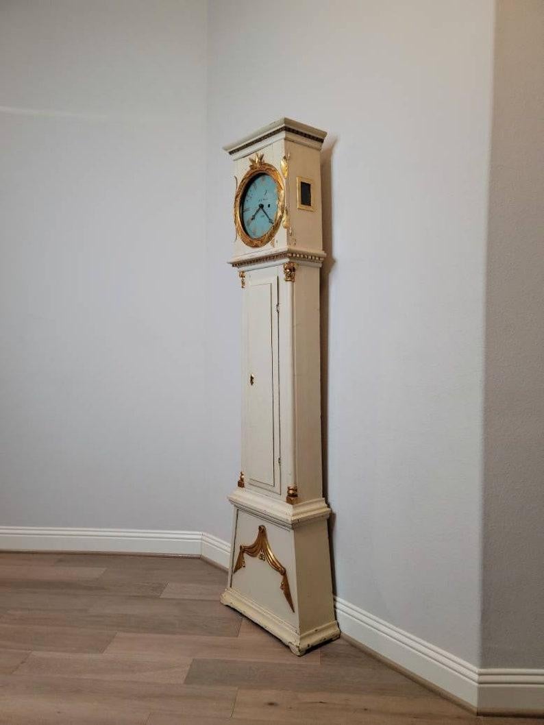 Neoclassical 19th Century Bornholm Tall Clock by Mogens Peter M. P. Westh