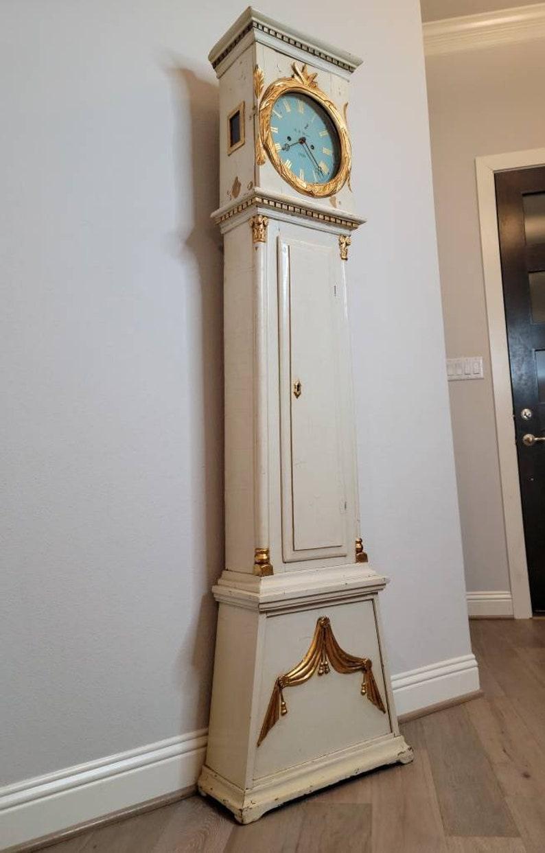 Danish 19th Century Bornholm Tall Clock by Mogens Peter M. P. Westh