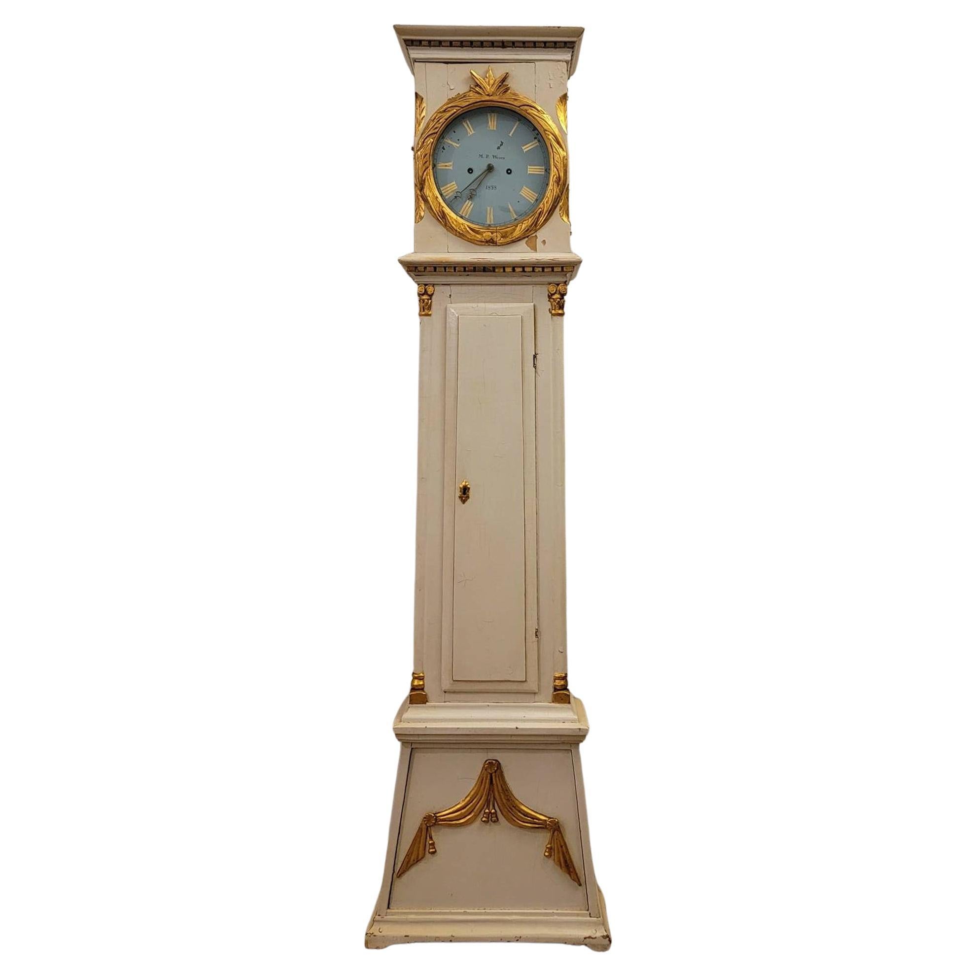 19th Century Bornholm Tall Clock by Mogens Peter M. P. Westh