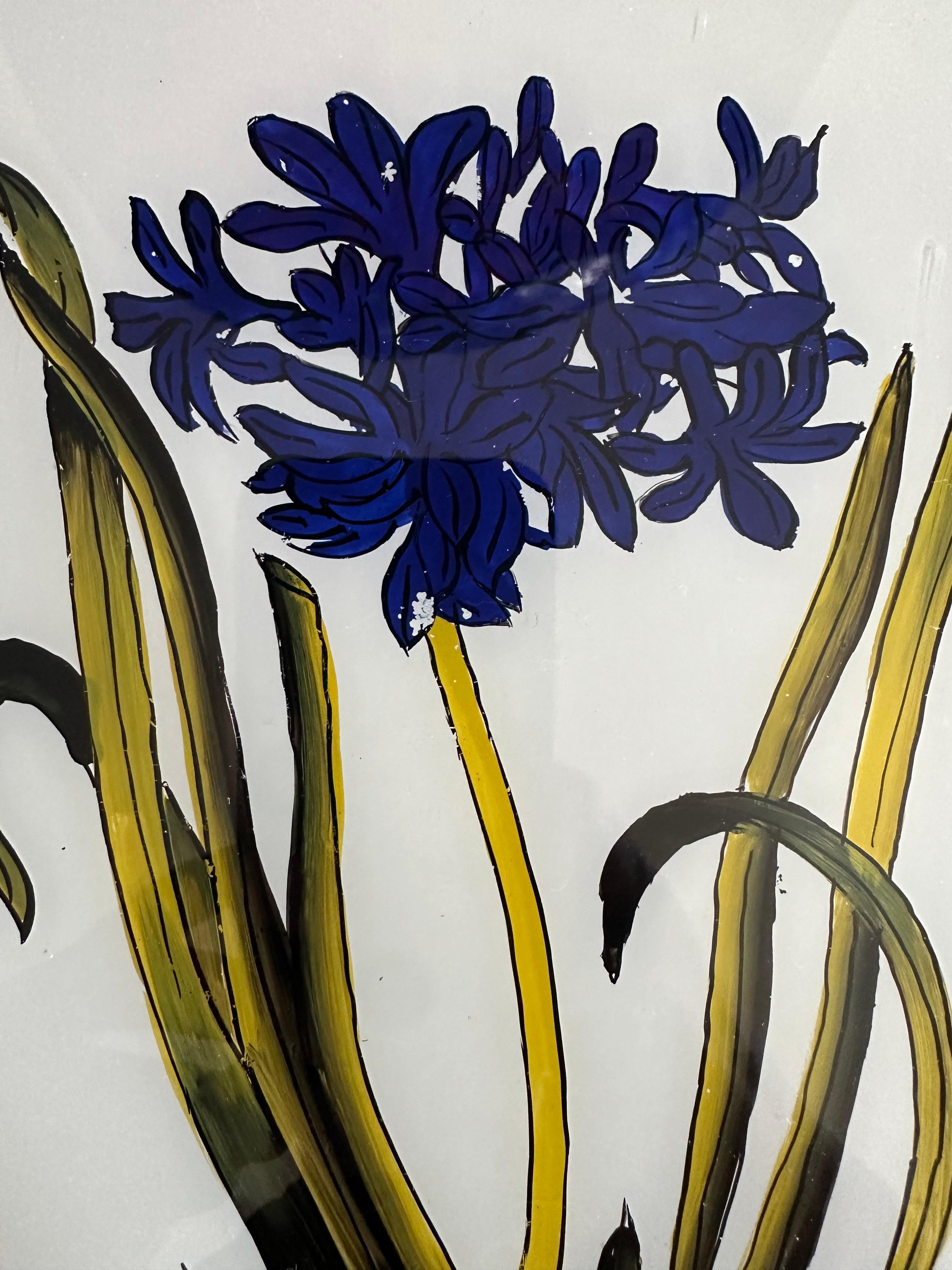 English 19th-Century Botanical Artwork: Exquisite Flower Painting For Sale
