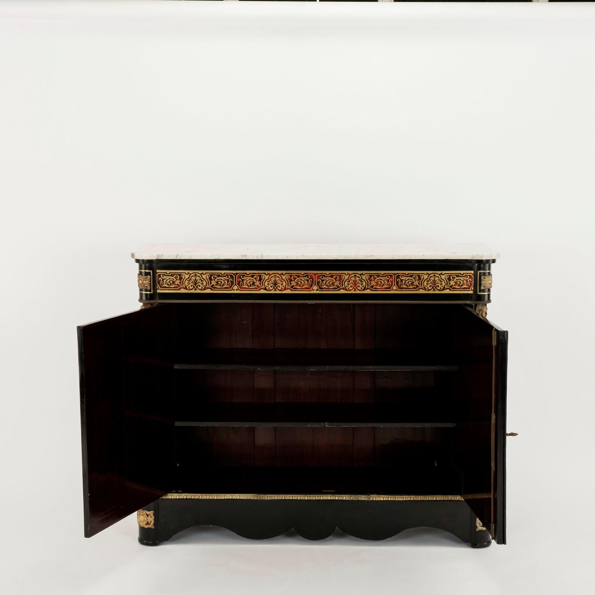 Louis XVI 19th Century, Boulle Cabinet
